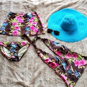 😎Three Piece Tankini Set Size Small
